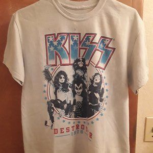 KISS Band Graphic T Shirt